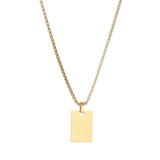 Gravurplatte Halskette