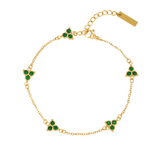 Green Charm Armband
