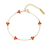 Red Charm Armband