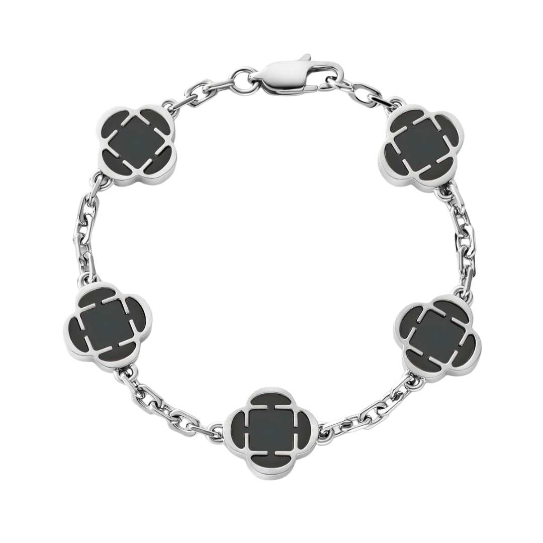 Midnight Clover Armband