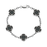 Midnight Clover Armband