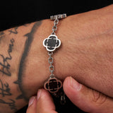 Midnight Clover Armband