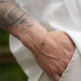 Green Charm Armband