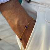 Blue Charm Armband