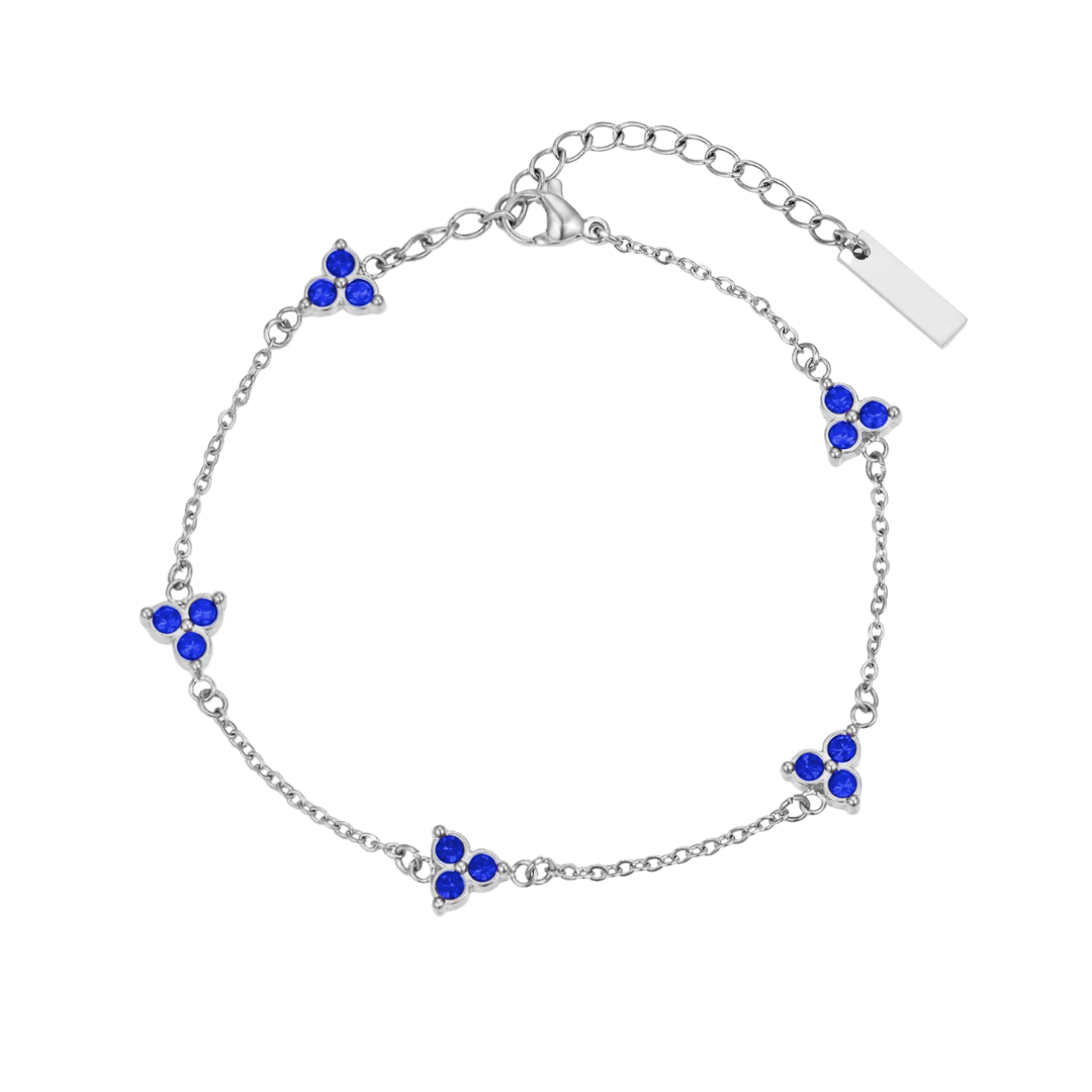 Blue Charm Armband