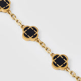 Midnight Clover Armband