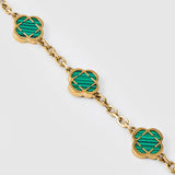 Green Clover Armband