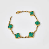 Green Clover Armband