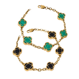 Clover SET Armband Gold
